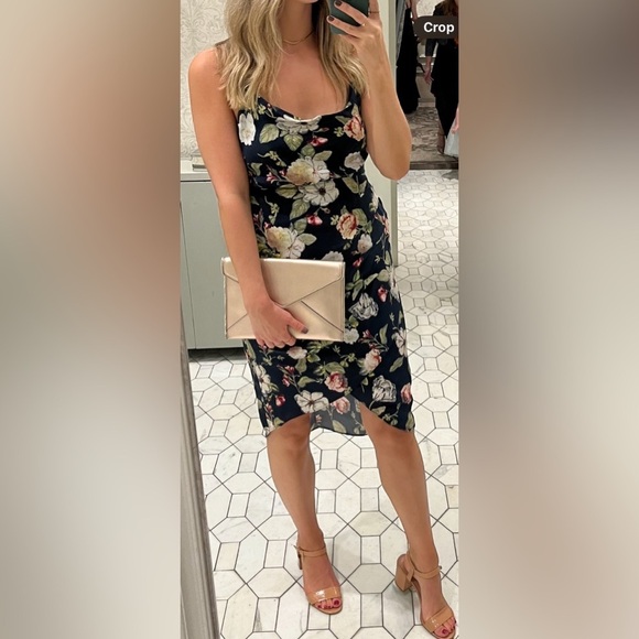 Alice + Olivia Reena Wrap-Effect Matte Satin Dress - Picture 4 of 10